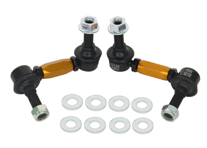 Whiteline 03+ Nissan 350z Z33 / 07-08 Infiniti G35 (Exc AWD) Fr Swaybar-Link Assy HD Adj Steel Ball.