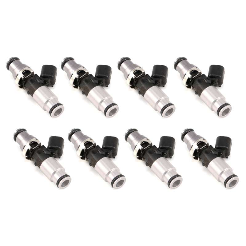 Injector Dynamics 1340cc Injector - 60mm Length - 14mm Grey Top - Blue Bottom Adaptor (Set of 8).