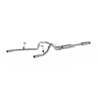 MBRP 2015 Ford F-150 5.0L 3in Cat Back Dual Split Rear Exit T409 Exhaust System.