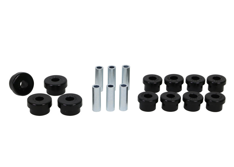 Whiteline Plus 88-00 Honda Civic / 88-9/95 CRX Rear Control Arm - Lower Inner & Outer Bushing Kit.