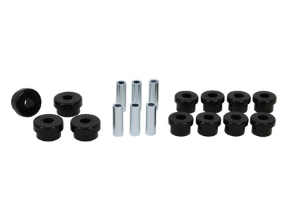 Whiteline Plus 88-00 Honda Civic / 88-9/95 CRX Rear Control Arm - Lower Inner & Outer Bushing Kit.