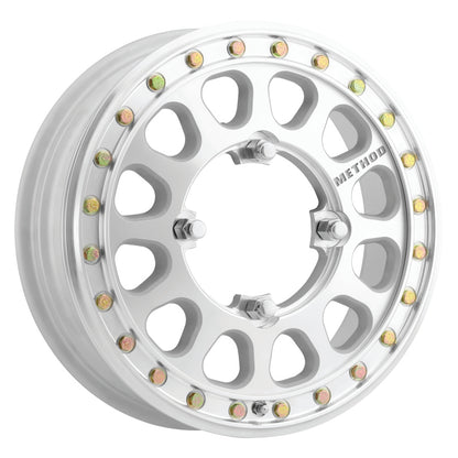 Method MR401-R UTV Beadlock 15x5 5+0/+46mm Offset 4x136 106mm CB Raw Machined w/BH-H24155 Wheel.