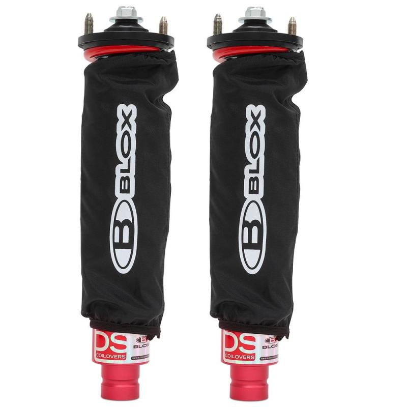BLOX Racing Coilover Covers - Black (Pair).