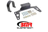 BMR 11-14 S197 Mustang Front Driveshaft Safety Loop - Black Hammertone.