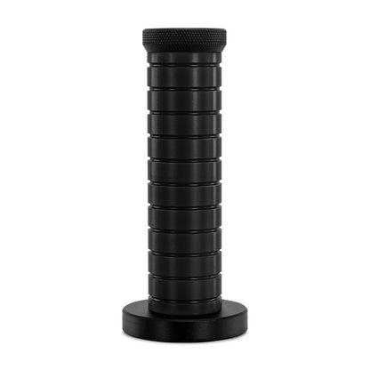 Mishimoto Weighted Grip Shift Knob - Black / Black.