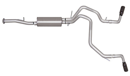 Gibson 07-12 Chevrolet Avalanche LS 5.3L 2.25in Cat-Back Dual Extreme Exhaust - Aluminized.