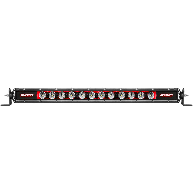 Rigid Industries 20in Radiance Plus SR-Series Single Row LED Light Bar with 8 Backlight Options.