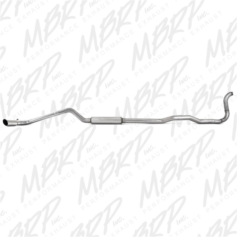 MBRP 88-93 Dodge 2500/3500 Cummins 4WD ONLY Turbo Back Single Side Exit Alum Exhaust System.