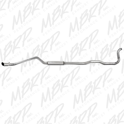 MBRP 88-93 Dodge 2500/3500 Cummins 4WD ONLY Turbo Back Single Side Exit Alum Exhaust System.