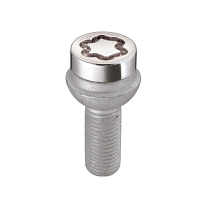 McGard Wheel Lock Bolt Set - 4pk. (Radius Seat) M14X1.5 / 17mm Hex / 45.0mm Shank Length - Chrome.