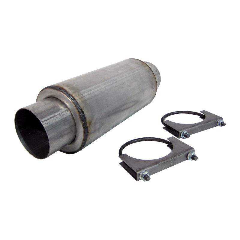 MBRP Universal Resonator 4 Inlet /Outlet 12 Body 18 Overall Aluminized.