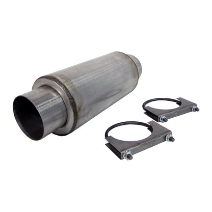 MBRP Universal Resonator 4 Inlet /Outlet 12 Body 18 Overall Aluminized.