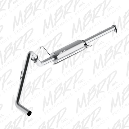 MBRP 2004-2005 Dodge Ram Hemi 1500 5.7L SC/CC-SB Cat Back Single Side AL P Series Exhaust.