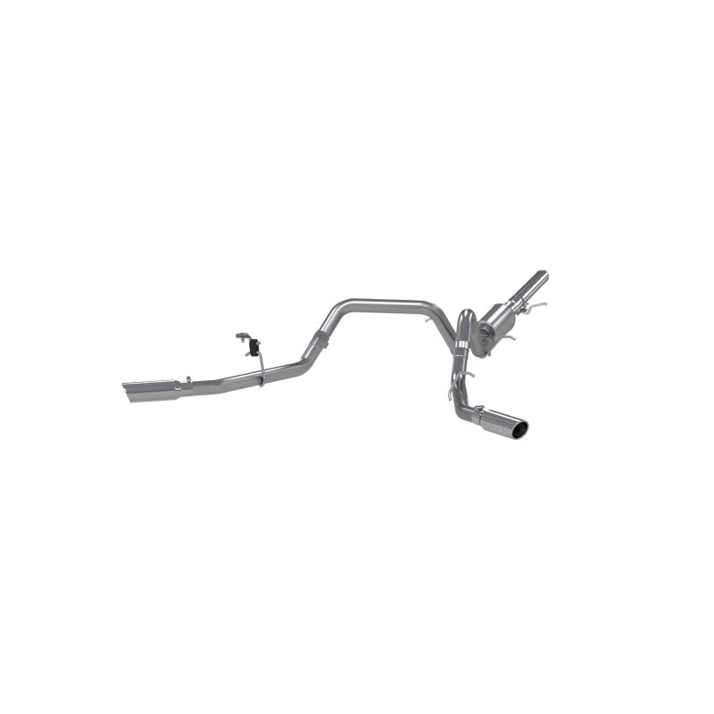 MBRP 14 Chevy/GMC 1500 Silverado/Sierra 4.3L V6/5.3L V8 Dual Split Side Alum 3in Cat Back Exhaust.