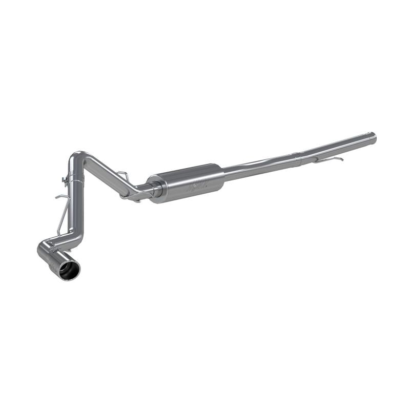 MBRP 2019+ Chevrolet/GMC Silverado & Sierra 1500 3inch Cat Back Single Side Exit Aluminized Exhaust.