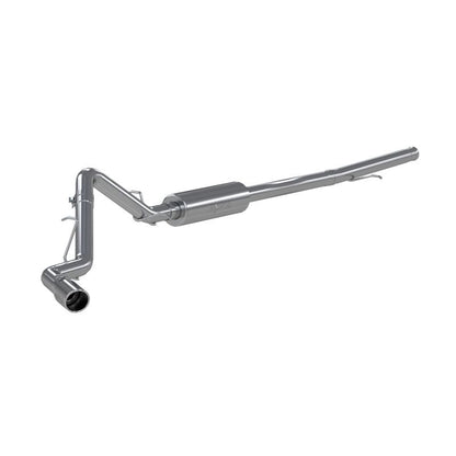 MBRP 2019+ Chevrolet/GMC Silverado & Sierra 1500 3inch Cat Back Single Side Exit Aluminized Exhaust.
