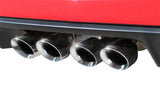 Corsa 09-13 Chevrolet Corvette C6 6.2L V8 Polished Xtreme Axle-Back Exhaust.