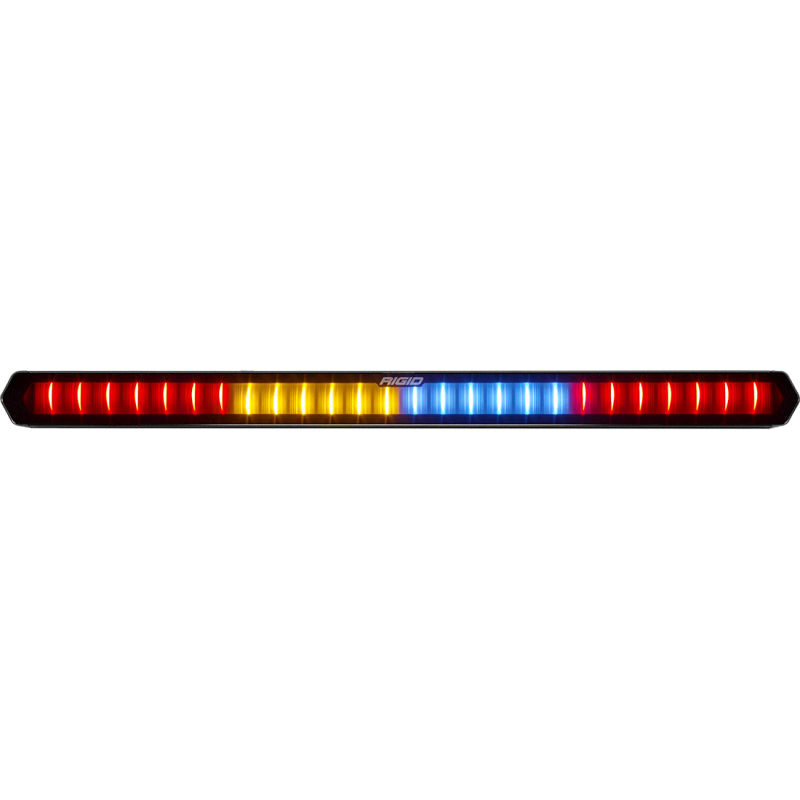 Rigid Industries 28in Chase Light Bar Universal - Rear Facing 27 Mode 5 Color LED Light Bar.