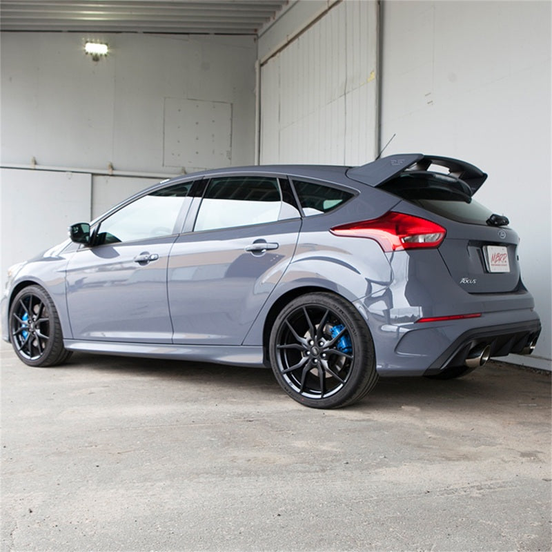MBRP 2016+ Ford Focus RS 3in Aluminized Dual Outlet Cat-Back Exhaust.