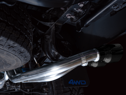 AWE Catback Exhaust w/ BashGuard - Diamond Black Tips | 3015-33826