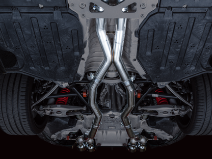 AWE Track Edition Catback Exhaust - Chrome Silver Tips | 3020-43482