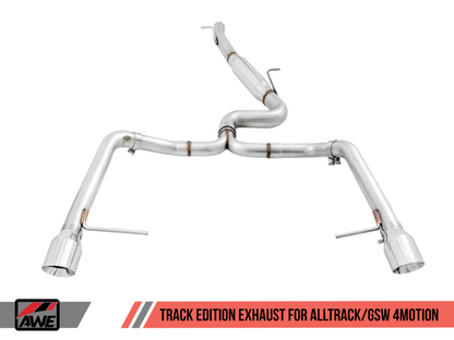 AWE Tuning Track Catback Exhaust - Polished Tips | 3020-32044