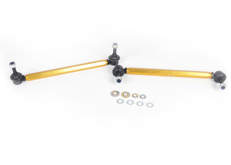 Whiteline 05+ BMW 1 Series/3/05-10/11 3 Series Front Swaybar - Link Assembly  H/Duty Adj Steel Bal.