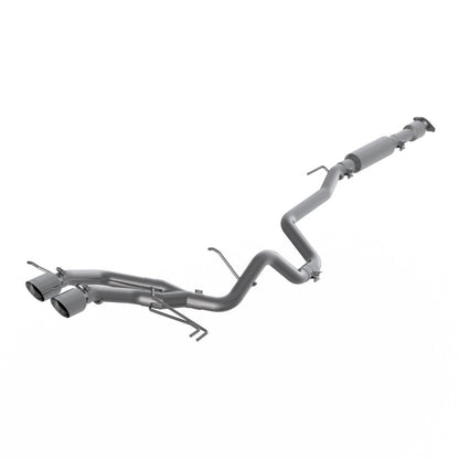 MBRP 13-18 Hyundai Veloster Turbo 4.0in OD Tips Dual Outlet 2-1/2in AL Cat Back.