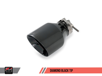 AWE Tuning Mk6 GLI 2.0T - Mk6 Jetta 1.8T Track Edition Exhaust - Diamond Black Tips.
