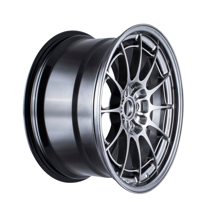 Enkei NT03+M 18x9.5 5x108 40mm Offset 72.6mm Bore Hyper Silver Wheel.