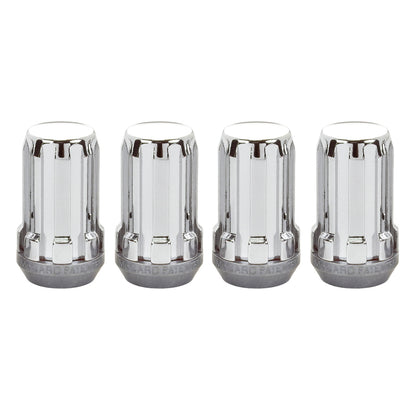 McGard SplineDrive Lug Nut (Cone Seat) M14X1.5 / 1.648in. Length (4-Pack) - Chrome (Req. Tool).