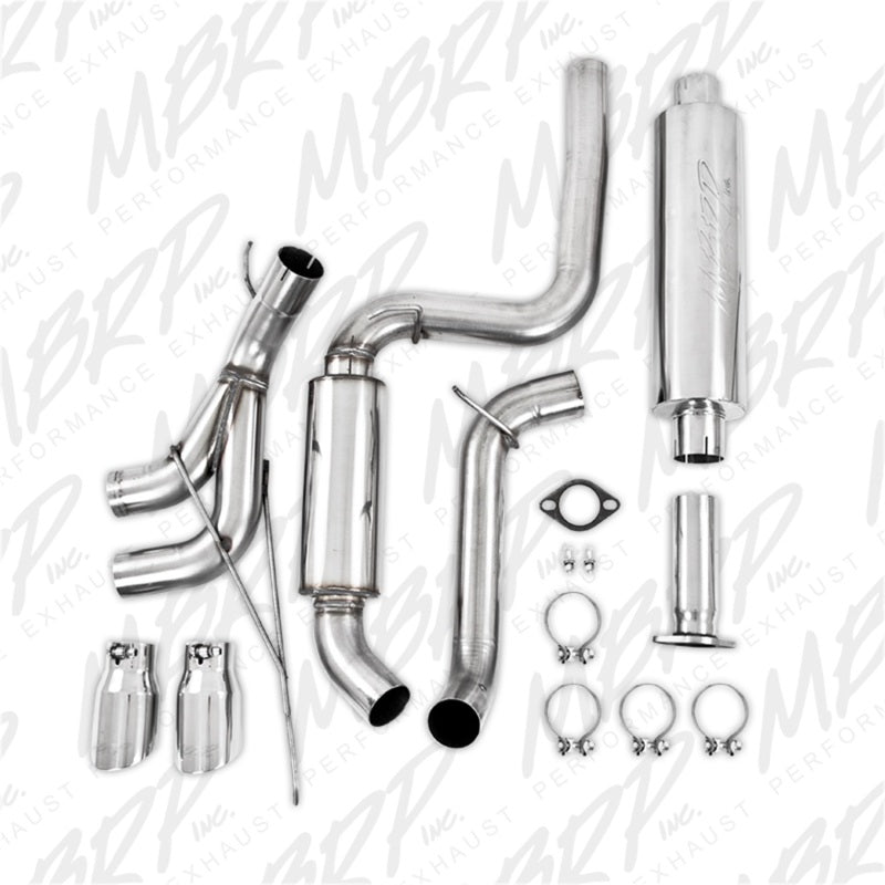 MBRP 13-14 Ford Focus ST 2.0L EcoBoost Dual Center Outlet T409 3in Cat Back.