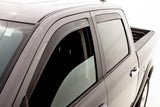 AVS 09-18 Dodge RAM 1500 Quad Cab Ventvisor & Aeroskin Deflector Combo Kit - Matte Black.