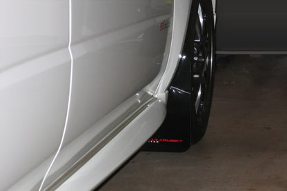 Rally Armor 02-07 Subaru WRX/STI/RS/2.5i (wagons req mod) UR Black Mud Flap w/ Red Logo.