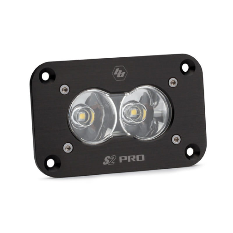 Baja Designs S2 Pro Work/Scene Pattern Flush Mount LED Work Light - Clear.