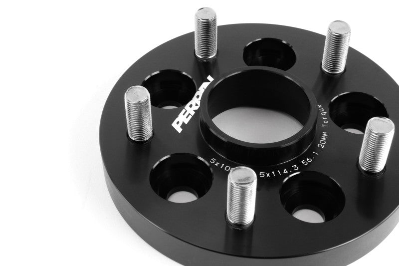 Perrin Wheel Adapter 20mm Bolt-On Type 5x100 to 5x114.3 w/ 56mm Hub (Set of 2).