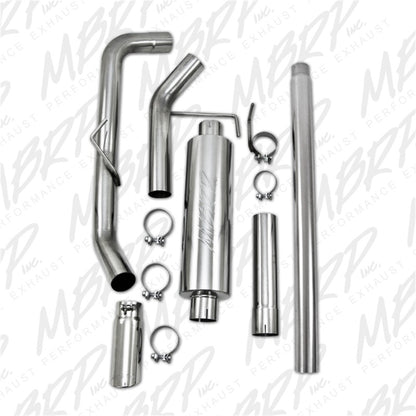 MBRP 2004-2008 Ford F150 EC/CC-SB Cat Back Single Side.