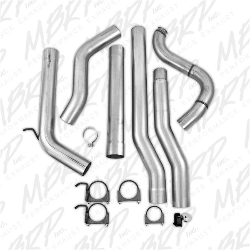 MBRP 88-93 Dodge 2500/3500 Cummins 4WD Turbo Back Single Side Exit No Muffler PLM Series Exhaust.
