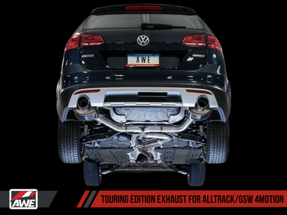 AWE Tuning Touring Catback Exhaust - Diamond Black Tips | 3015-33098