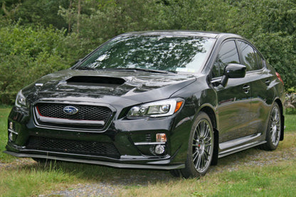 Rally Armor 15+ Subaru WRX & STi Sedan Only UR Black Mud Flap w/ Red Logo.