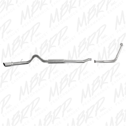 MBRP 2003-2007 Ford F-250/350 6.0L EC/CC Turbo Back Single Side (Stock Cat).