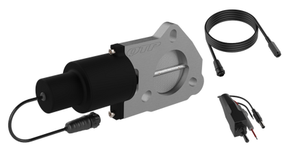 QTP 2.25in Bolt-On QTEC Electric Cutout Valve - Single.