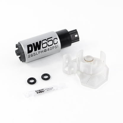 DeatschWerks 265 LPH Compact In-Tank Fuel Pump w/ Set Up Kit 08-15 Mitsu EVO X, 06-13 MazdaSpeed 3/6.