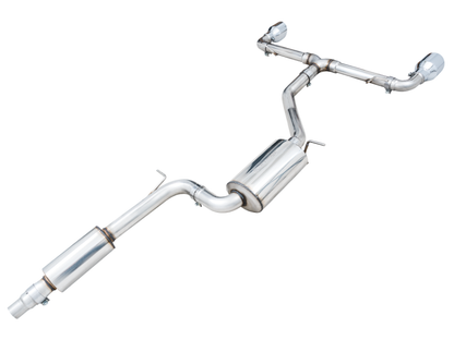 AWE Tuning Touring Catback Exhaust - Chrome Tips | 3015-32658