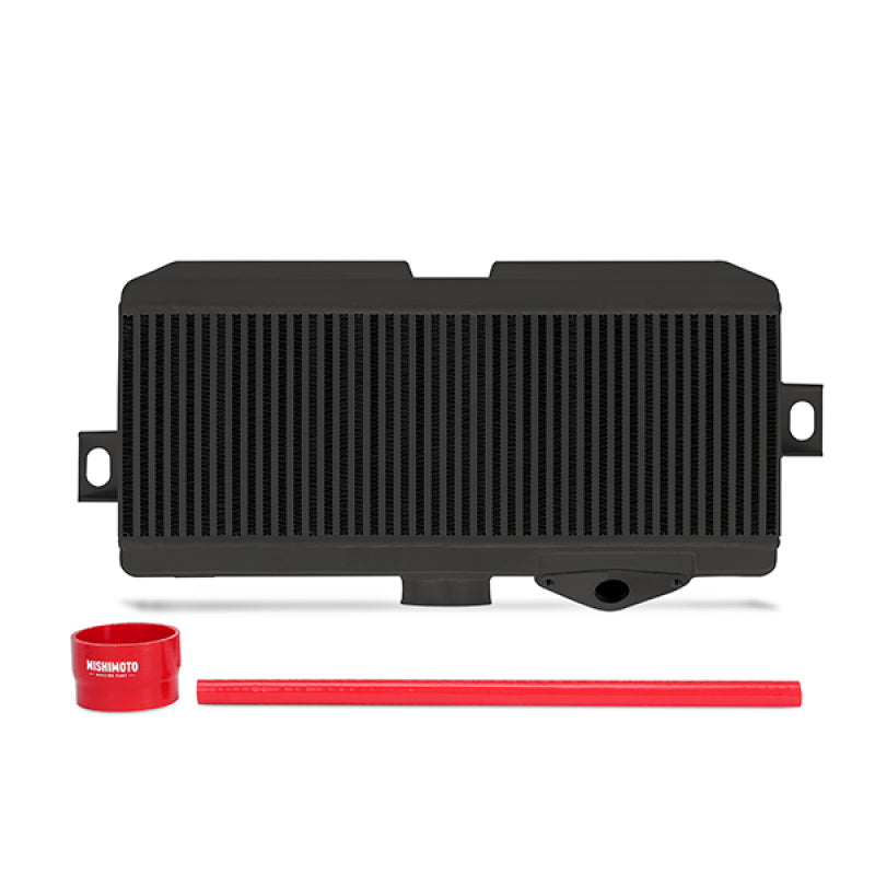 Mishimoto Subaru 08-15 WRX STi Top-Mount Intercooler Kit - Powder Coated Black & Red Hoses.