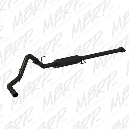 MBRP 2015 Ford F-150 2.7L / 3.5L EcoBoost 3in Cat Back Single Side Black Exhaust System.