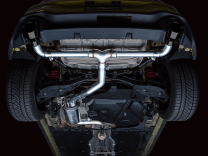 AWE Tuning Touring Catback Exhaust - Diamond Black Tips | 3015-33658