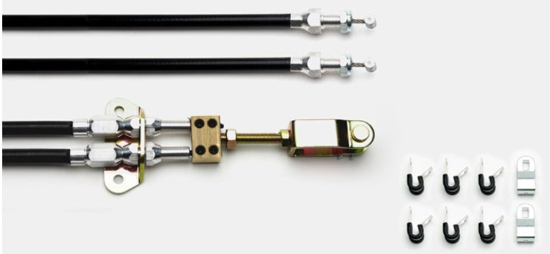 Wilwood Universal Parking Brake Cable Kit Disc/Drum Combination Parking Brake & MC4 w/ Clevis.