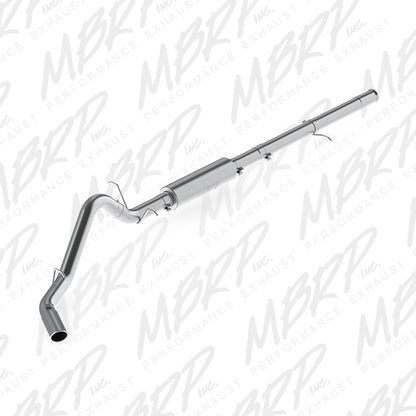 MBRP 2014 Chevy/GMC 1500 Silverado/Sierra 6.2L V8 Aluminum 3.5in C/B Single Side Exit Exh.