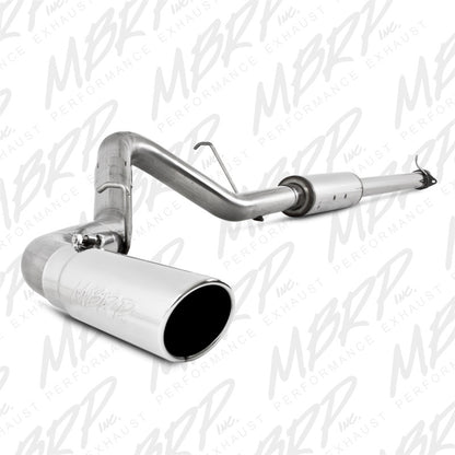 MBRP 11-19 Chevy/GMC 2500HD PU 6.0L V8 Single Side Exit T409 Cat Back Perf Exhaust.